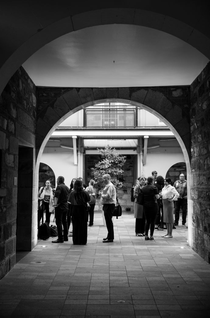 Networking at Qld Policy Roundtable