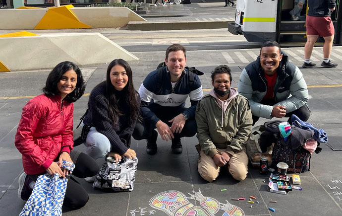 WeAreMobilise team on the streets of Melbourne.