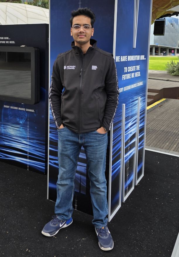 Monash student, Nakul