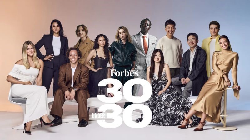 Forbes Australia 30 Under 30 group shot