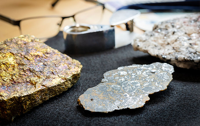 Collection of critical minerals