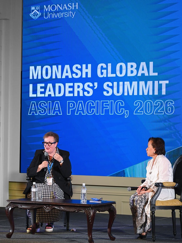 Professor Jane Fisher speaks at the Monash Global Leaders&rsquo; Summit Asia Pacific 2026