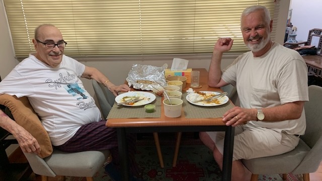 Professor Peter Ellinger and Greg Tucker
