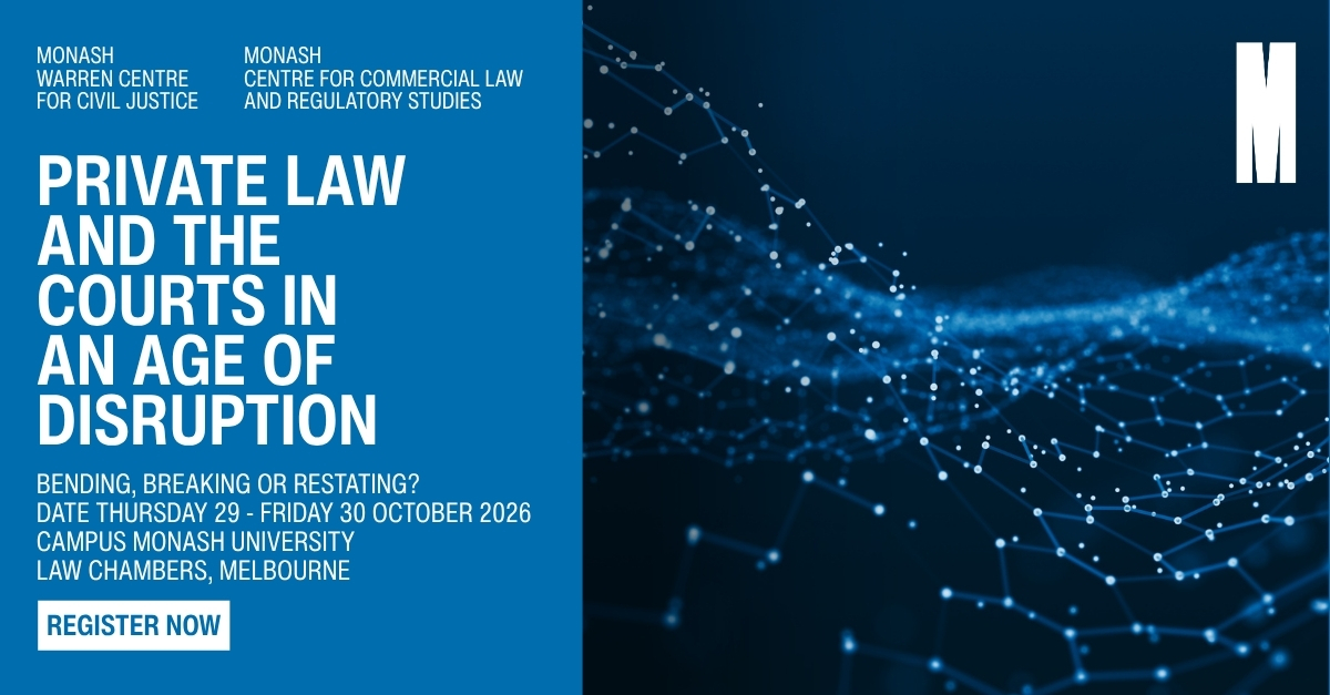 Private Law and the Courts in an Age of Disruption