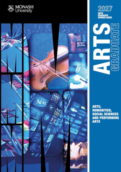 2027 Arts Graduate Course Guide cover