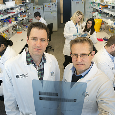 Dr Florian Wiede and Professor Tony Tiganis