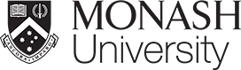 Monash University mono stacked logo
