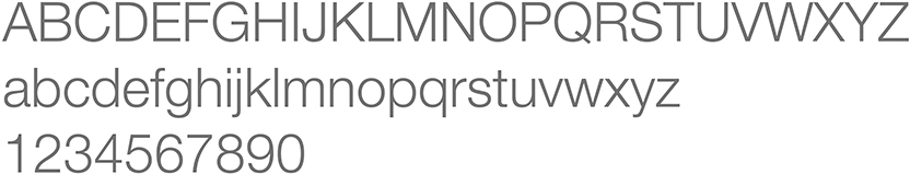 Helvetica neue light
