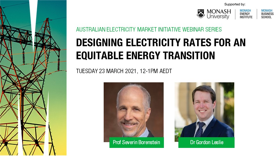 Webinar | Designing electricity rates for an equitable energy transition