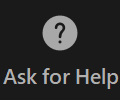 Ask for help menu icon