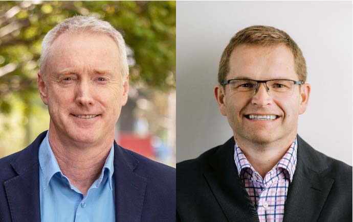 Professor Paul White and Professor Chris Porter