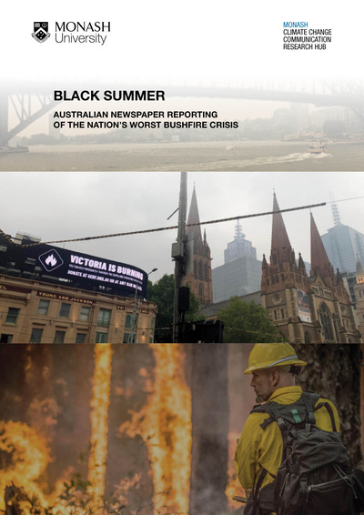 Black Summer: Australian newspaper reporting of the nation's worst bushfire season