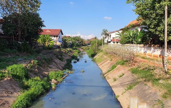 Canal in Vientiane