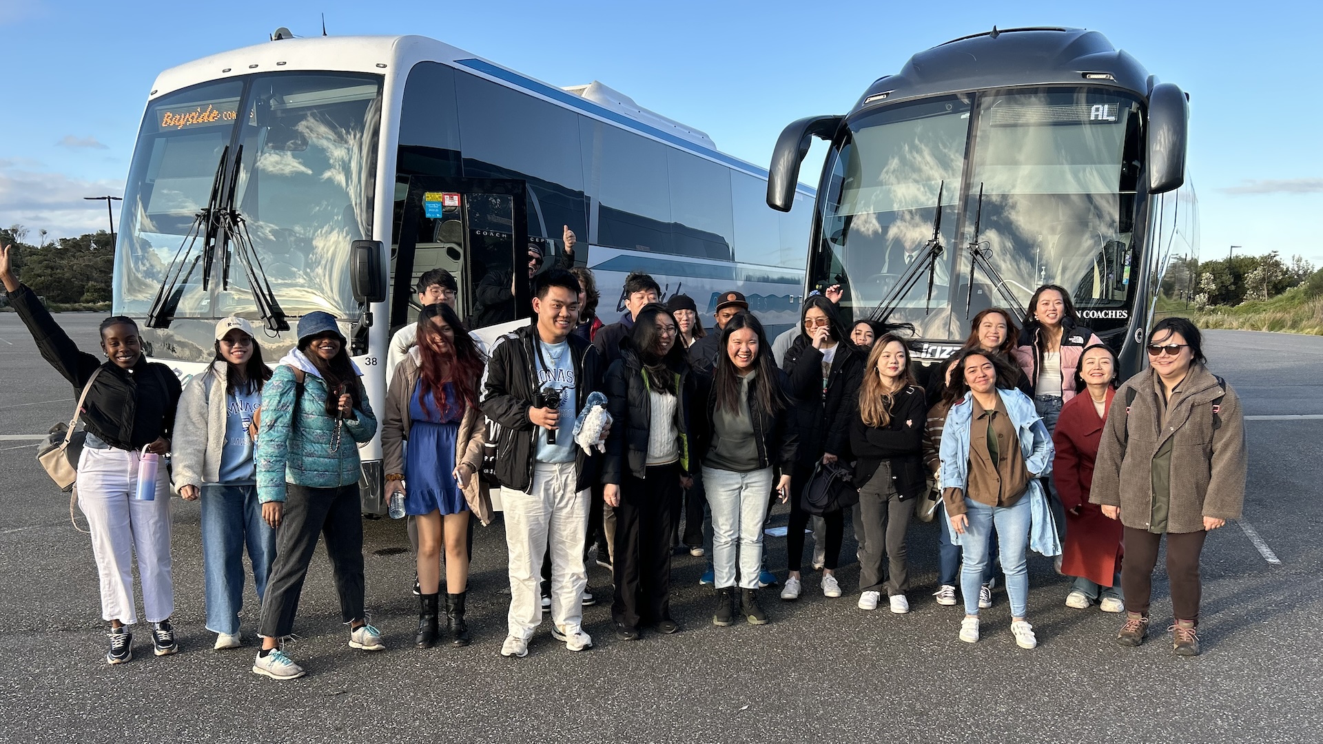 Monash Law's international students on excursion to Phillip Island