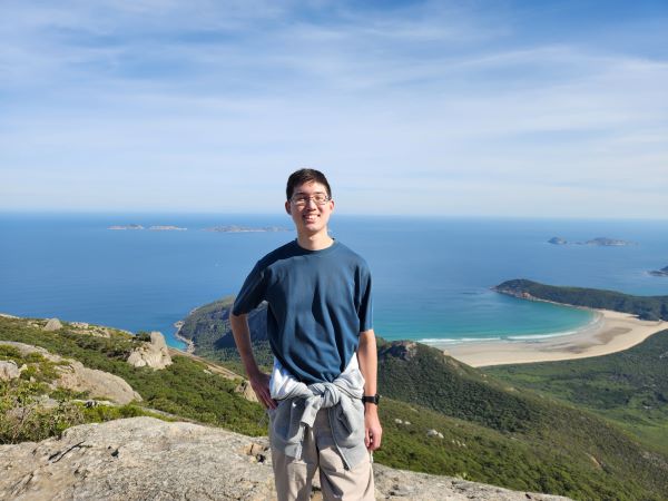 Monash student, Ethan