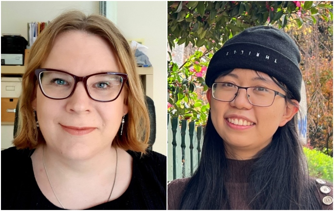 Tanja Junkers and Mengyuan Wen (Lily)
