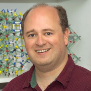 Professor Stuart in a lab