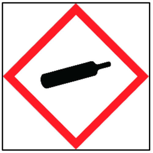 Gases under pressure symbol