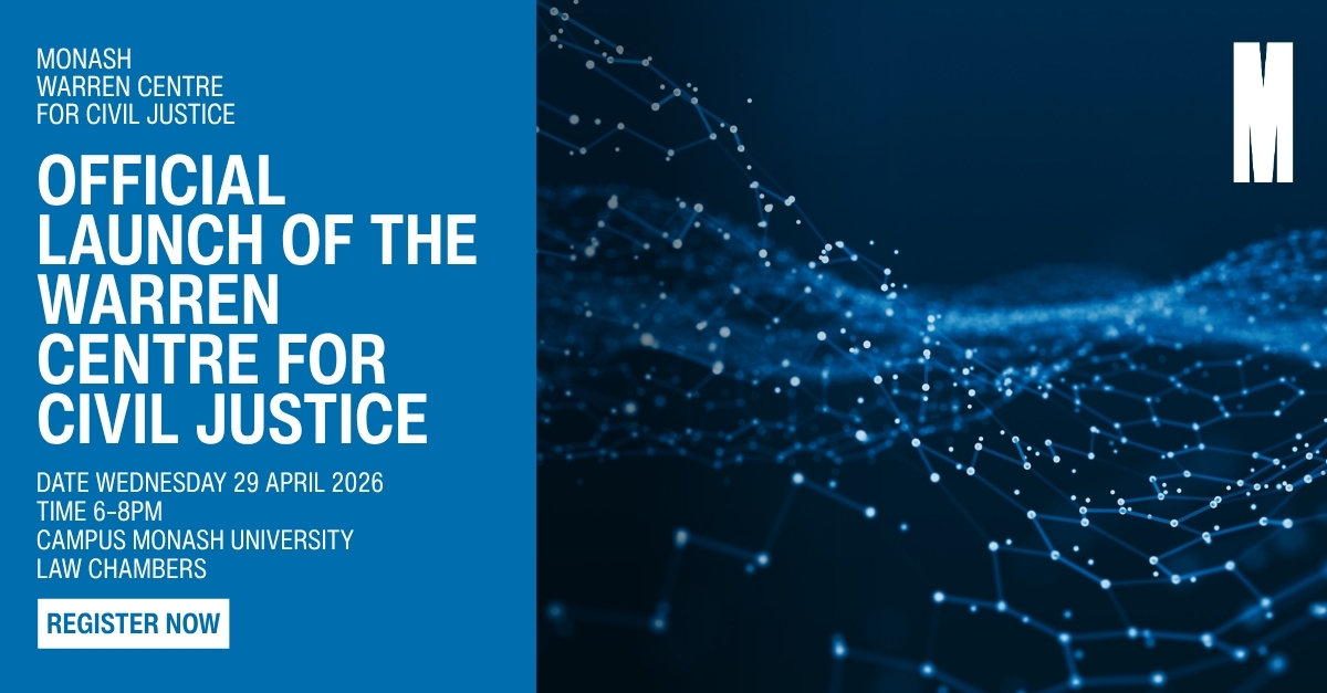 Official Launch of the Warren Centre for Civil Justice