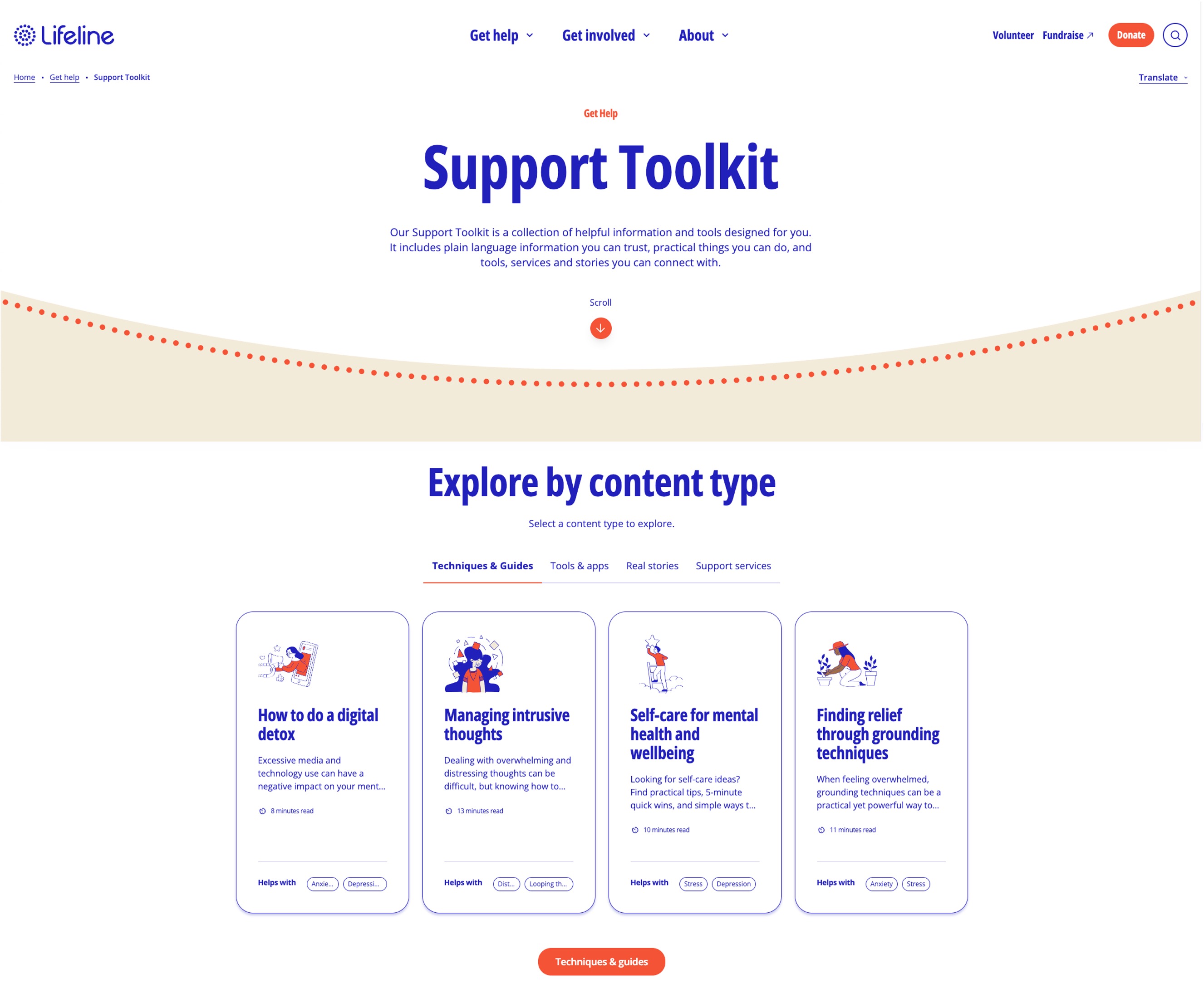 Lifeline Support Toolkit