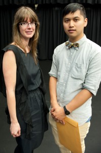 ECPS Awards &ndash; John Flaus Prize Presented by Dr Claire Perkins to Brad Nyguen