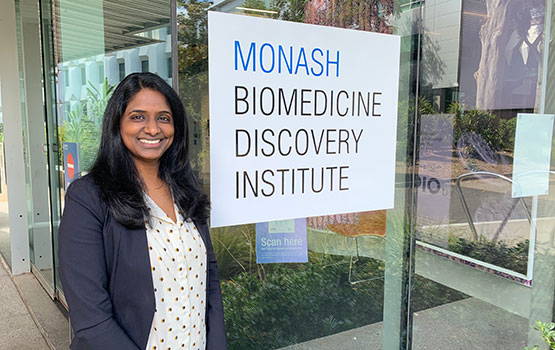 Co-first author from the Monash BDI, Dr Praveena Thirunavukkarasu