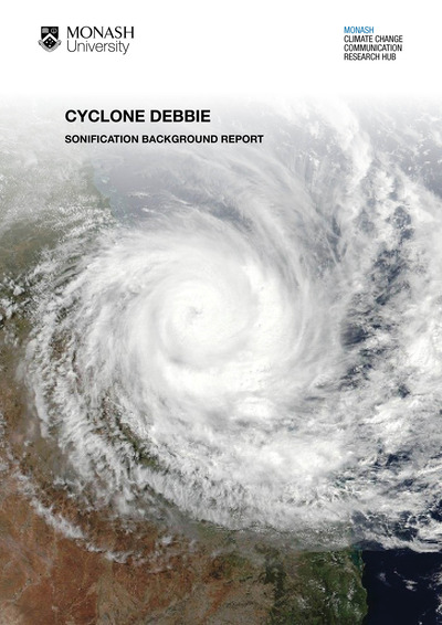 Cyclone Debbie: Sonification background report