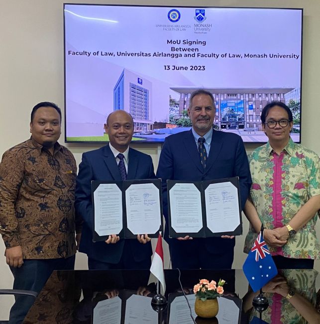 Signing Ceremony with Universitas Airlangga, a MULIA partner