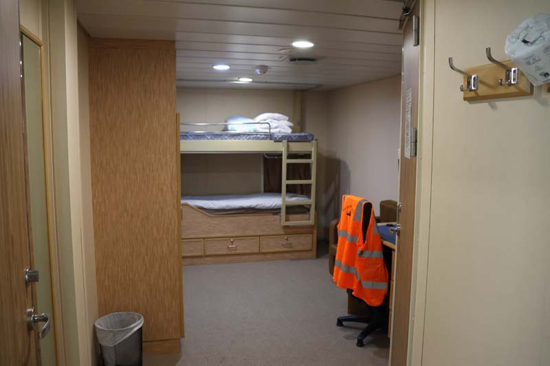 RV Investigator bunk room