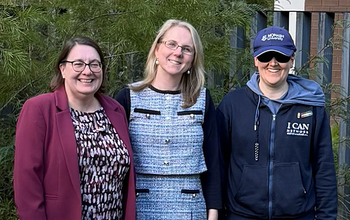 Photo of Kelly Allen, Basia Diug and Penny Robinson
