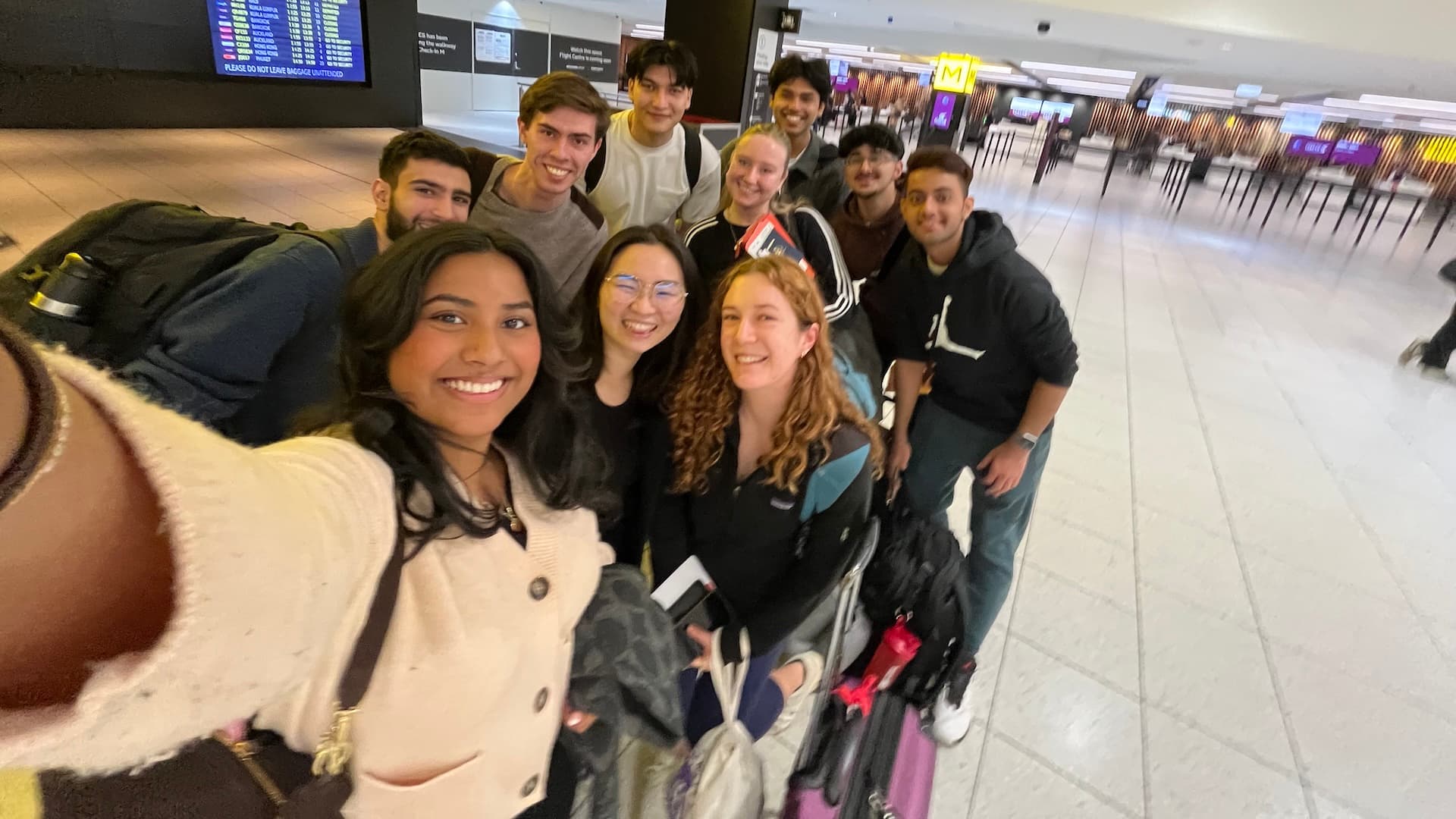 Group picture at Airport Takeoff 