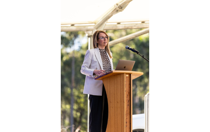 Prof Katie Stevenson (Monash) at the NIDR Gathering 2026 - credit Gabrielle Connole Photography