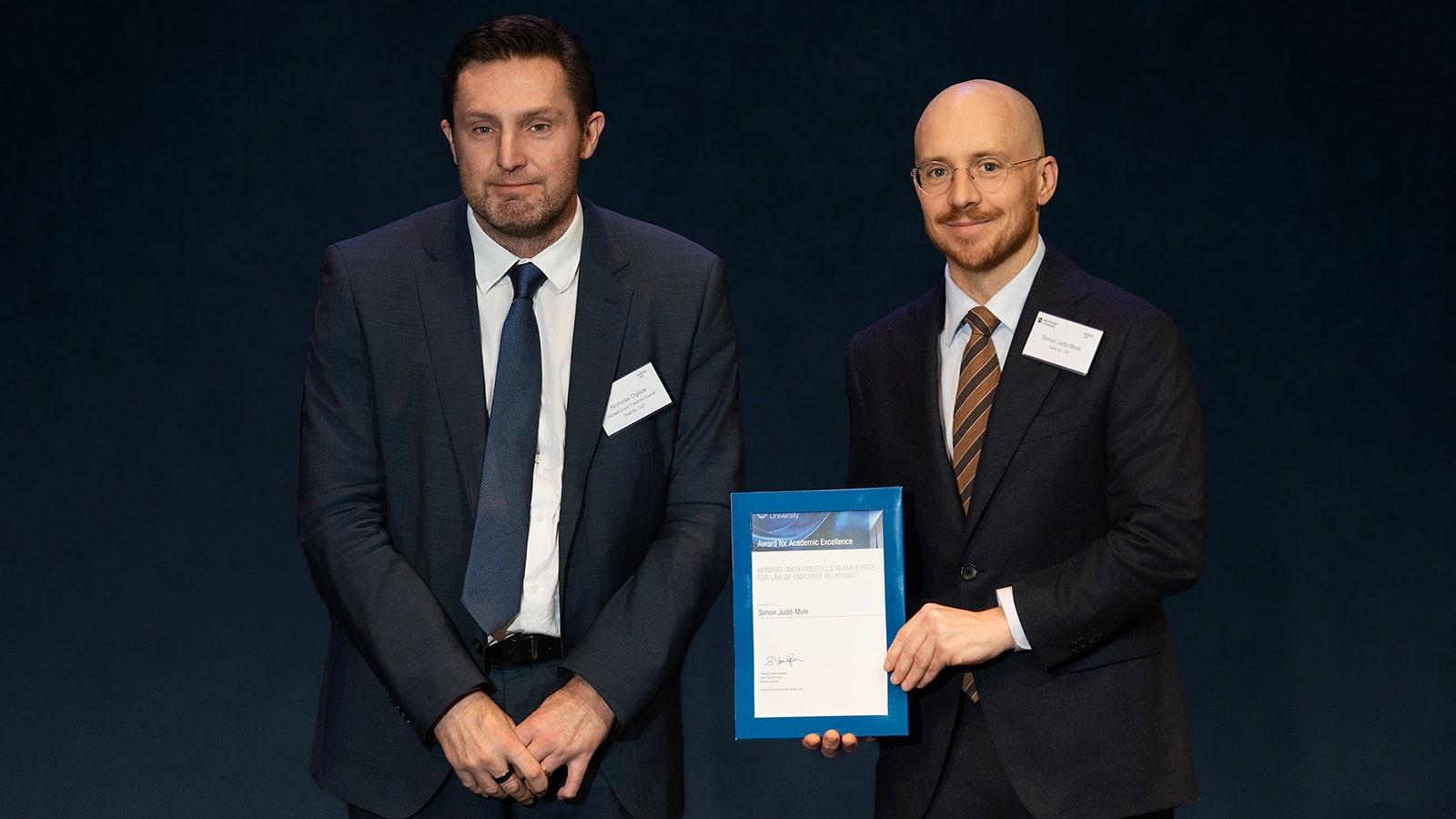 Nicholas Ogilvie from Herbert Smith Freehills Kramer and Simon Judd-Mole.