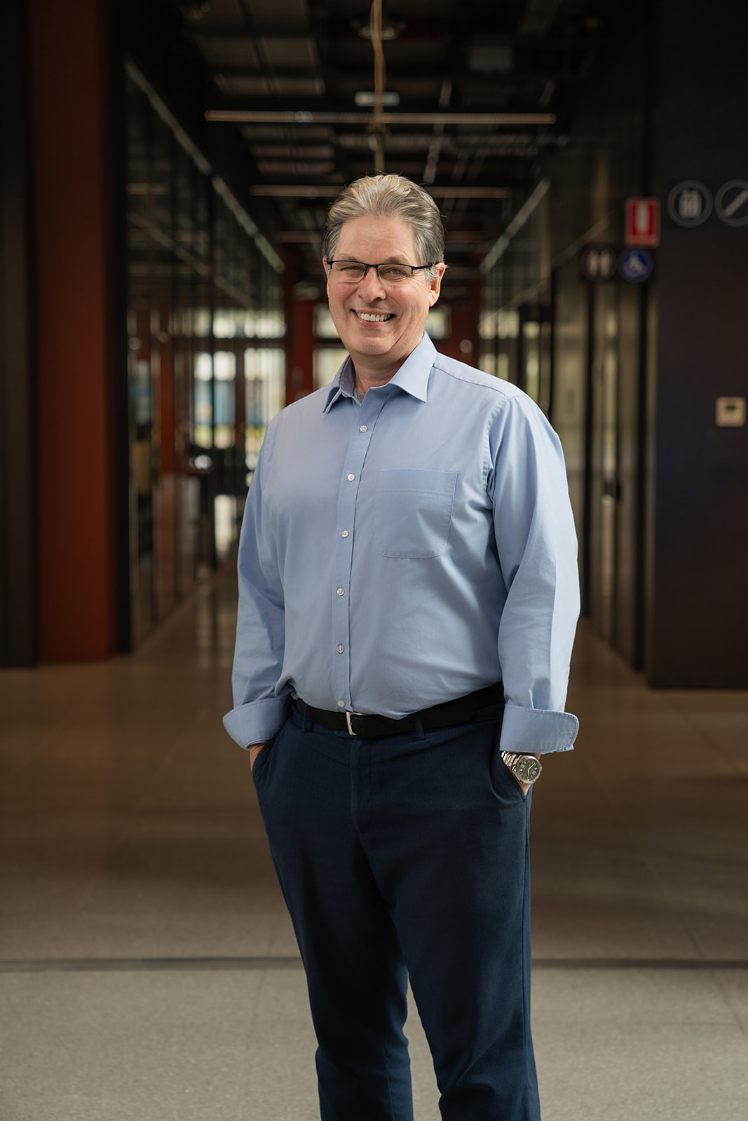 Photo of Geff Webb standing