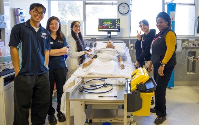 Hospital simulation at Monash Open Day