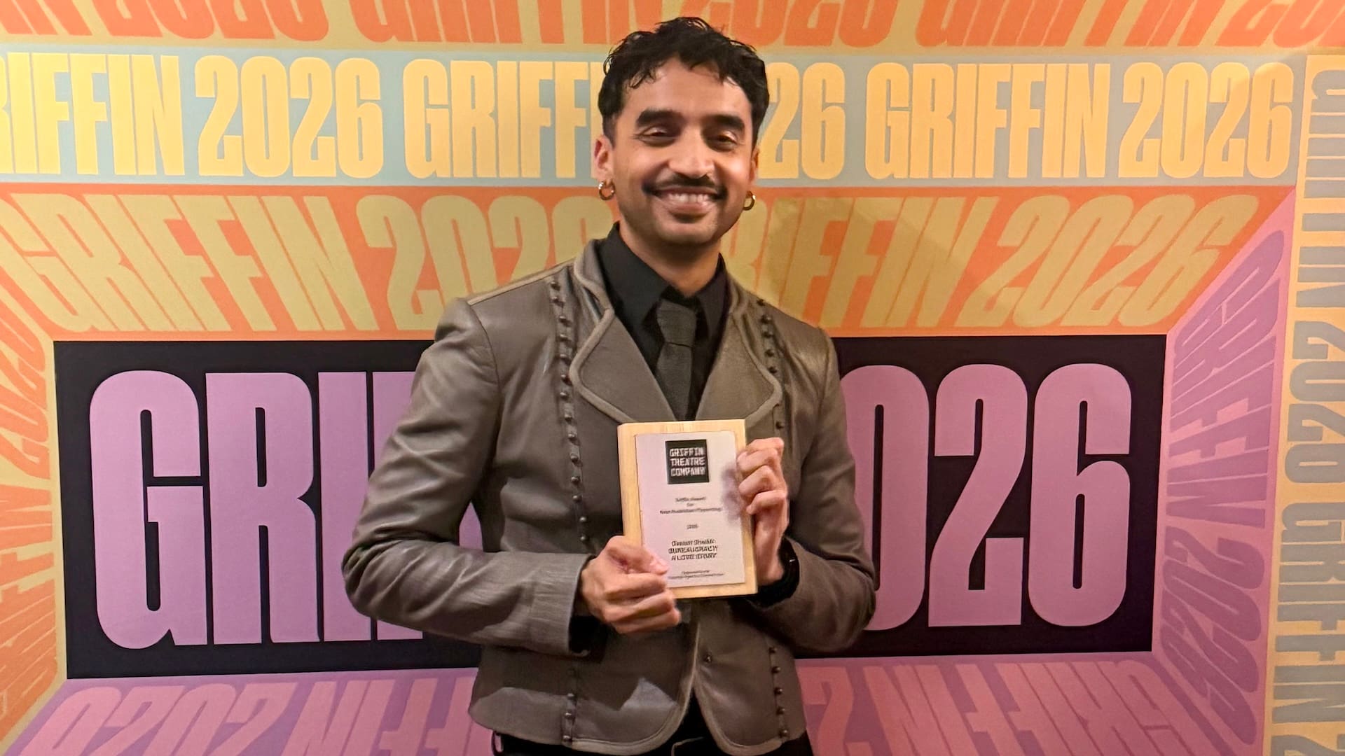 Danish Sheikh at the Griffin Award 2026.