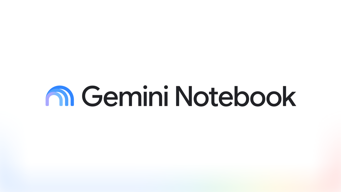 Banner with NotebookLM logo and text