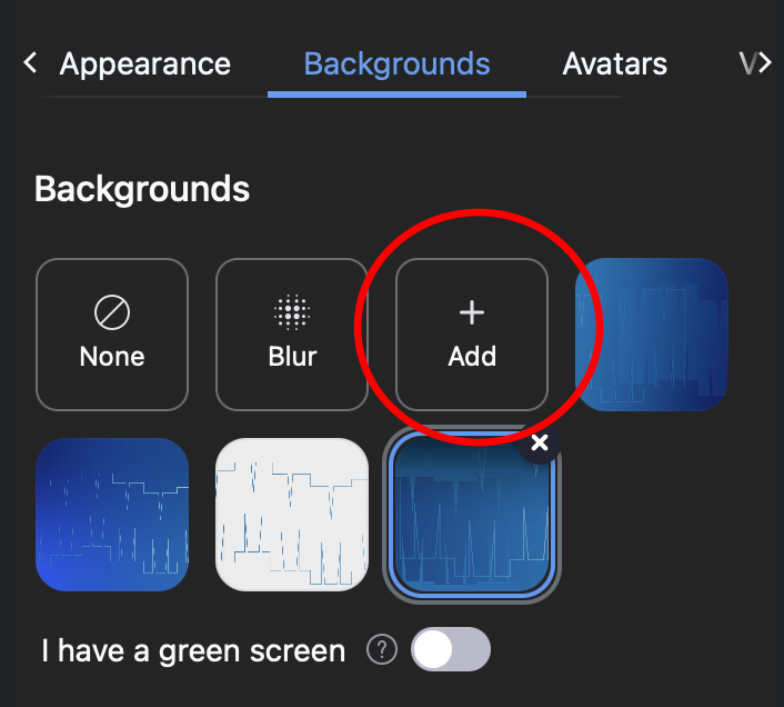 Zoom screenshot