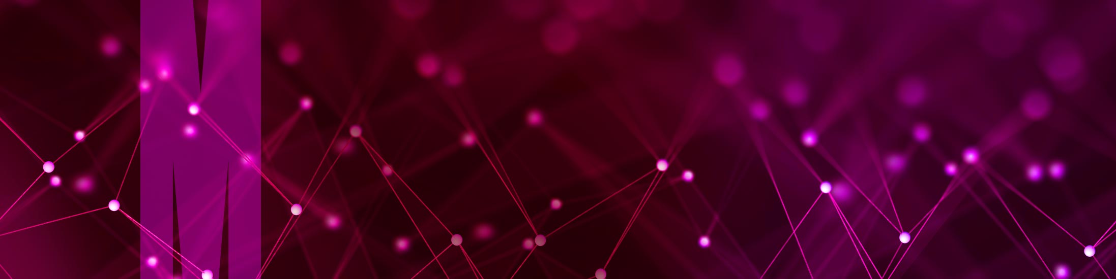 Connections abstract fuchsia