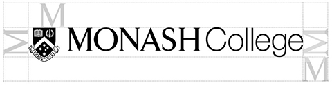 Monash College one line logo - padding
