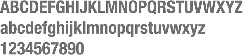 Helvetica neue bold condensed