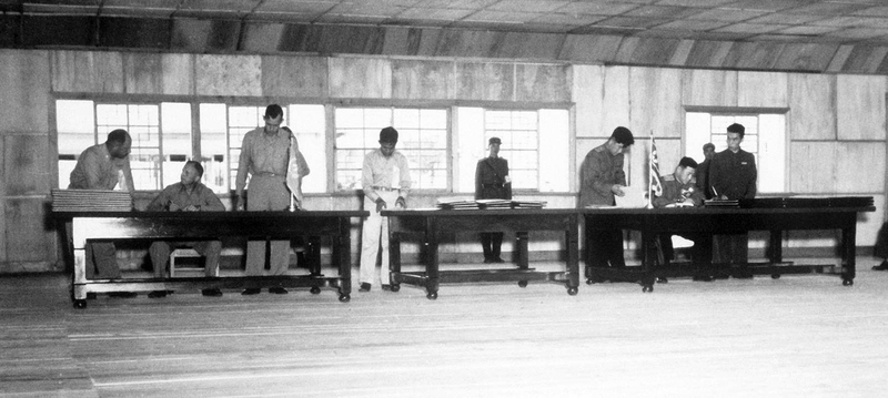 Signing the Korean Armistice Agreement