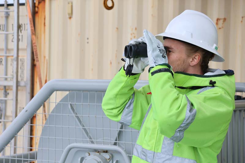 Spotters keeping an eye on deployed instruments