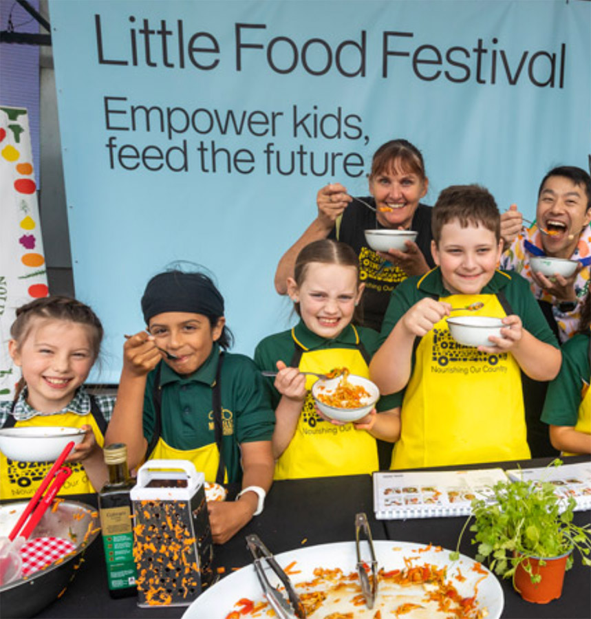 Photo of Little Food Festival participants