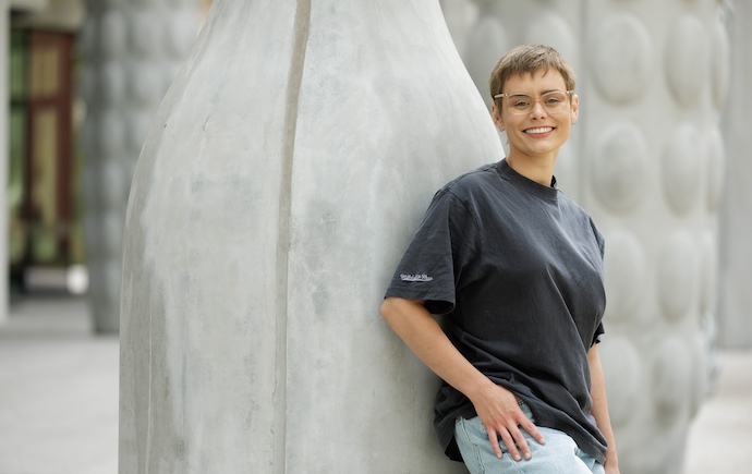 Kasey at Monash Clayton Campus