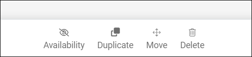 Screenshot of bulk actions