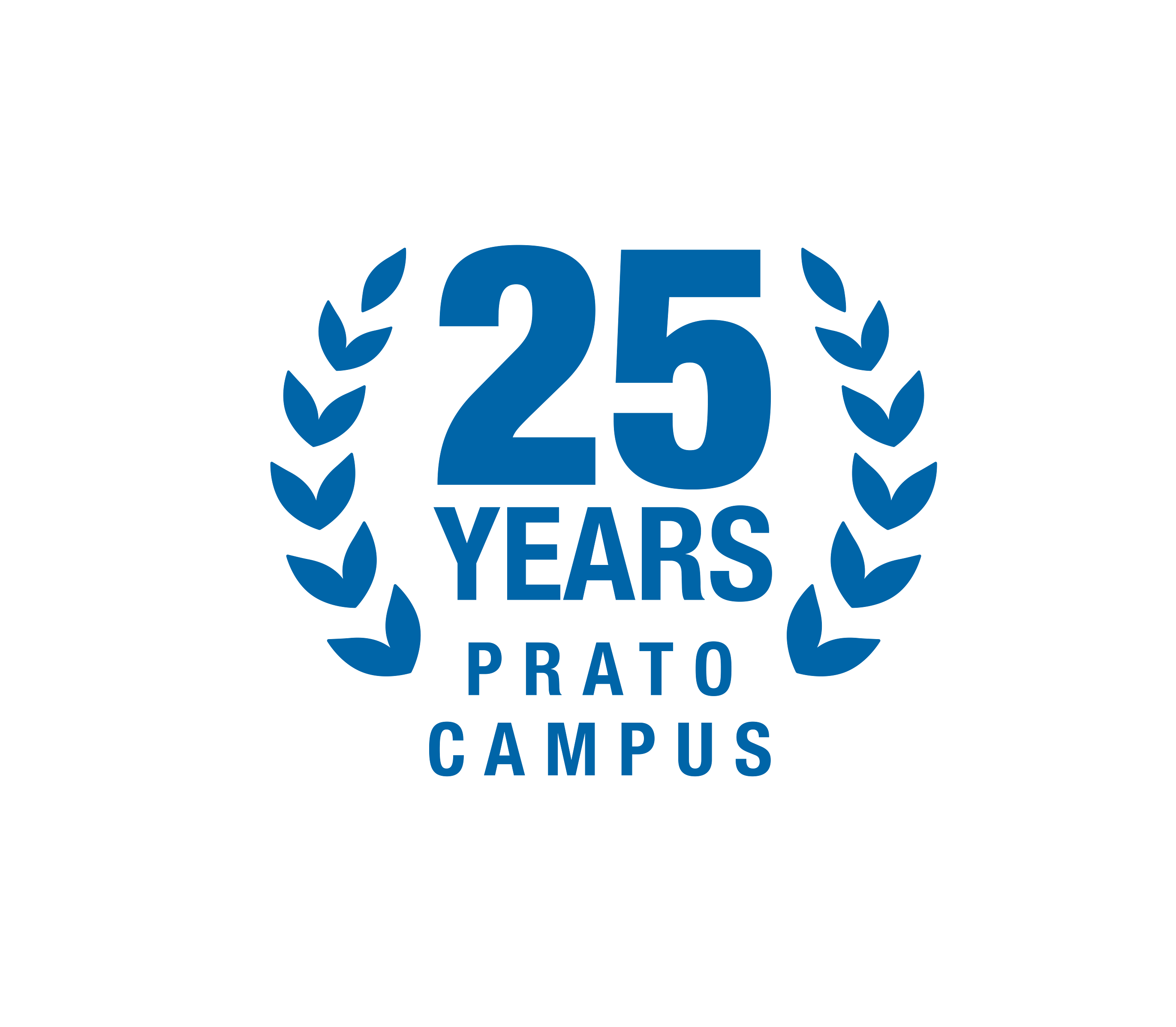 Prato 25th anniversary logo