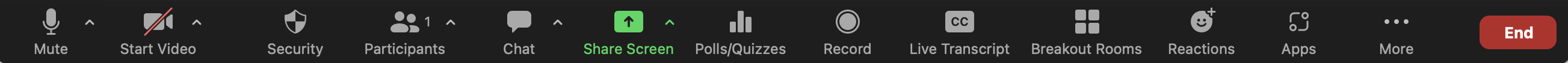zoom toolbar