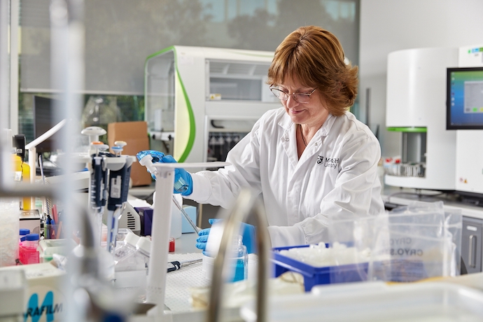 Researcher in a lab