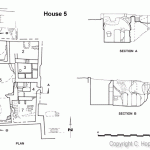 A plan and profile of House 5